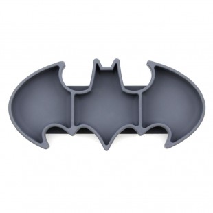 Bumkins 儿童餐盘分格吸盘碗 - 容量大 吸力大 -蝙蝠侠