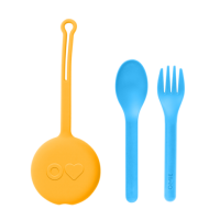 Omiebox 配套叉勺餐具 OmiePod - 黄色