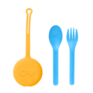 OmiePod & Fork, Spoon Set  - Sunrise 