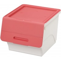 Japan SQU Flip Lid Storage Container - Pink(pick up only)